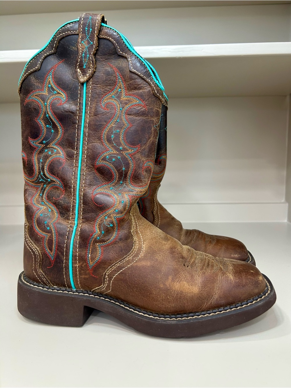 Justin Gypsy Raya Western Cowboy Boots Brown 7